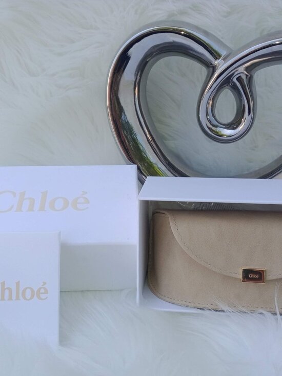 NEW CHLOE Delilah Sunglasses Style # CE169S889 Gold Frame Gradient Brown Lenses main image 5
